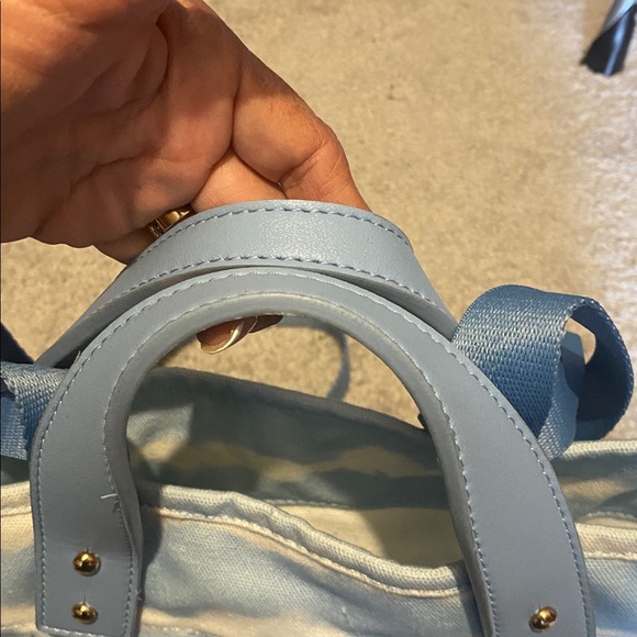 Like Dreams Blue and White Tote Bag - Picture 4 of 5